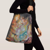 Barbara Sheehan Galaxy Nebula Artist Crossbody Tas (Dichtbij)