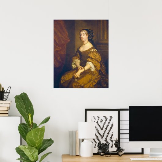 Barbara Villiers - Sir Peter Lely Poster d'art (Bureau à domicile)