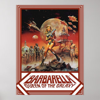 Barbarella 1968 poster