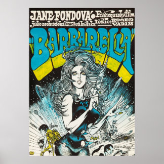 Barbarella Tsjechische film Poster