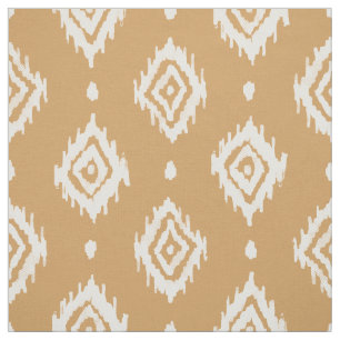 BARBARIAN Boho Ikat Diamond Gold Stof