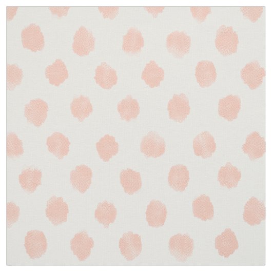 BARBARIAN Boho Peach Stippen Stof (Swatch)