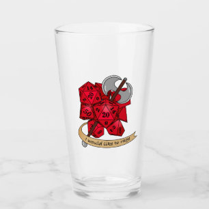 Barbarian Dice Design Glas