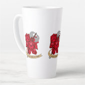 Barbarian Dice Design Latte Mok (Linkerhoek)