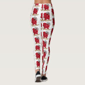 Barbarian Dice Design Leggings (Achterkant)