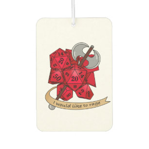 Barbarian Dice Design Luchtverfrisser