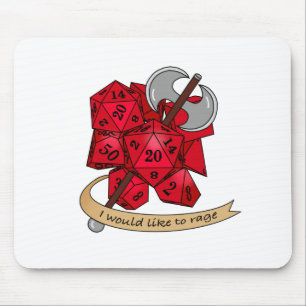 Barbarian Dice Design Muismat