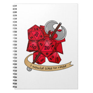 Barbarian Dice Design Notitieboek