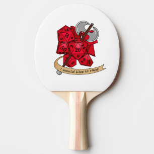 Barbarian Dice Design Tafeltennisbatje