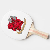 Barbarian Dice Design Tafeltennisbatje (Zijkant)