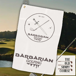 Barbarian Golfing Golfhanddoek
