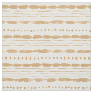 BARBARIAN Rad Boho Stripes Golden Stof