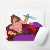 Barbarian versus Snake Muismat (Met muis)