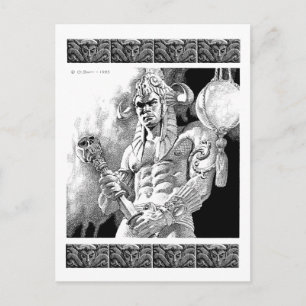 Barbarian Warrior Briefkaart