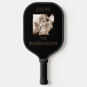 Barbarian Warrior Personalized Pickleball Paddle (Voorkant)
