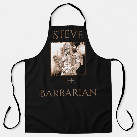 Barbarian Warrior Personalized Schort (Voorkant)