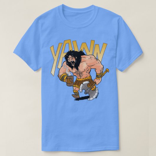 Barbarian word me wakker t-shirt (Design voorkant)