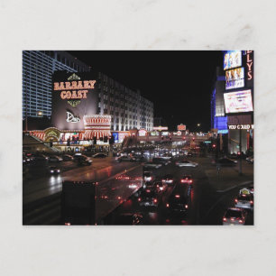 Barbary Coast Las Vegas 's nachts Briefkaart