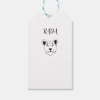 Barbary Lioness Gift Label Cadeaulabel