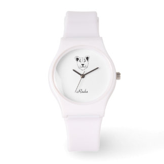 Barbary Lioness Sportief Wit Silicon horloge