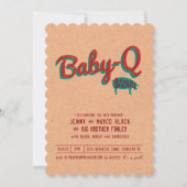 Barbecue Baby shower Uitnodiging (Voorkant)
