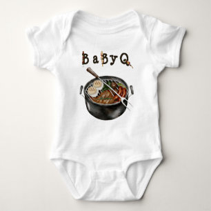 Barbecue Backyard Party Baby shower BBQ Romper