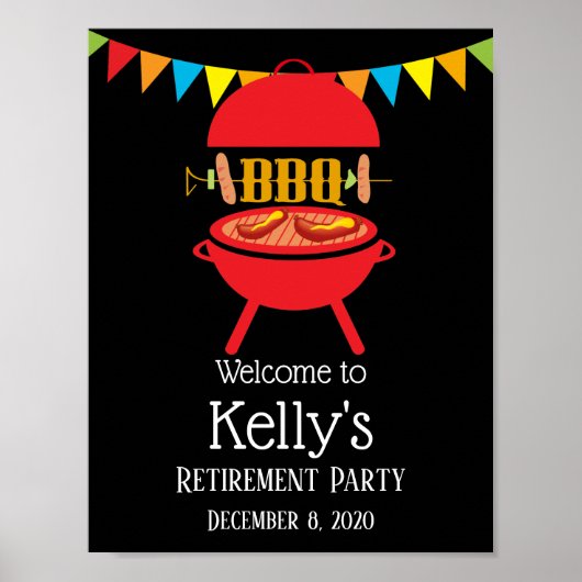 barbecue , barbecue , bbq grill , welkom poster (Voorkant)