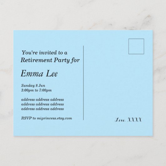 barbecue , barbecue , bbq grill , welkom uitnodiging briefkaart (Achterkant)