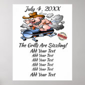 Barbecue barbecue / Poster Cookoff (Devant)