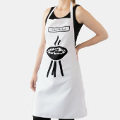 Barbecue BBQ DIY Achtergrond Kleuren Schort (Insitu)