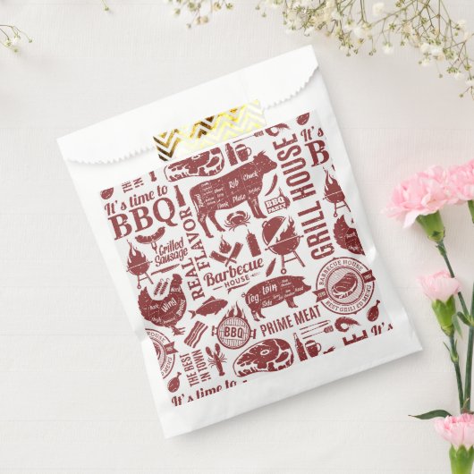 Barbecue Bbq Grilling Bedankzakje (Gezegeld)