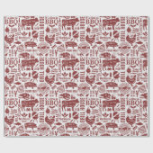 Barbecue Bbq Grilling Cadeaupapier (Vlak)