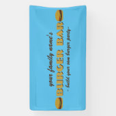 Barbecue BBQ Party Banner voor de Burger Bar (Verticaal)