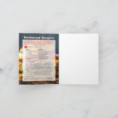 Barbecue Burgers Kaart (Binnen)