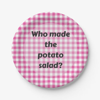 Barbecue Cookout Party Paper Bord Potato Salad