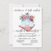 Barbecue Couples Shower Rehearsal Dinner Floral Kaart (Voorkant)