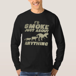 Barbecue Grill Expert dat ik alles zou roken T-shirt