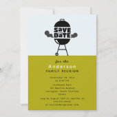 Barbecue grill party Save the Date Invitation (Devant)
