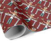 Barbecue Grillmaster BBQ Cadeaupapier (Rol Hoek)