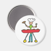 Barbecue Grillmaster BBQ Magneet (Voorkant / Achterkant)