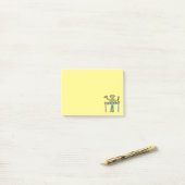 Barbecue Grillmaster BBQ Post-it® Notes (Op bureau)