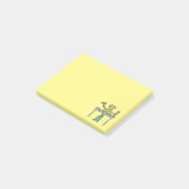 Barbecue Grillmaster BBQ Post-it® Notes (Schuin)