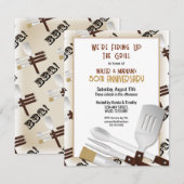 Barbecue Huwelijksjubileum Kaart (Voorkant / Achterkant)