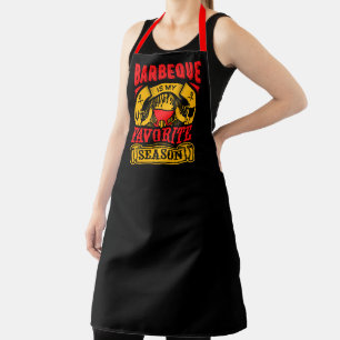 Barbecue Is Mijn Favoriete Seizoen Funny Grillen Schort