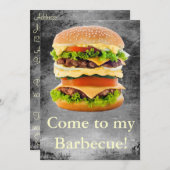 barbecue kaart (Voorkant / Achterkant)