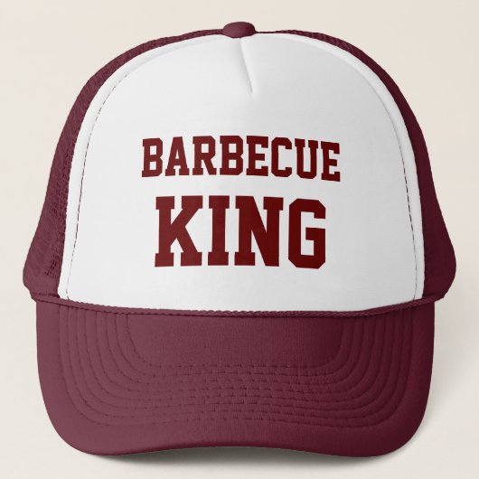 Barbecue King Funny Casquette (Devant)