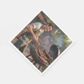 Barbecue Man Servet (Hoek)