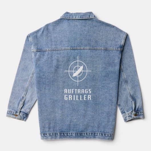 Barbecue Master Barbecue Party Outfit Denim Jacket (Achterkant)