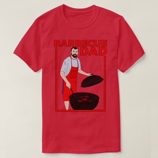Barbecue papa t-shirt (Design voorkant)