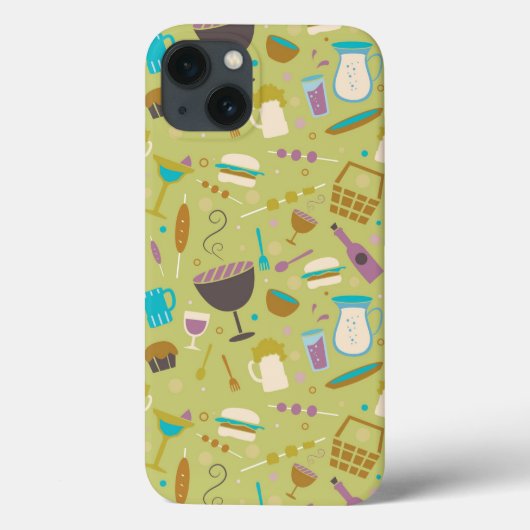 Barbecue Patroon Case-Mate iPhone Case (Achterkant)